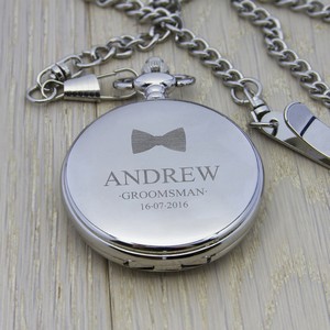 Icon Collection Personalised Pocket Watch For The Groomsman