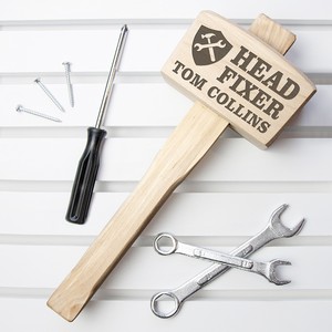 Personalised Head Fixer Wooden Mallet