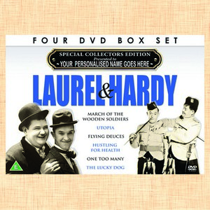 Laurel & Hardy Collection Personalised Four DVD Box Set
