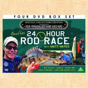 Matt Hayes Another 24 Hours Rod Race Personalised Four DVD Box Set