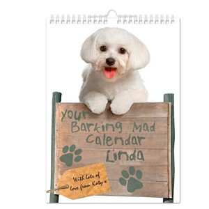 Your Barking Mad Personalised A4 Wall Calendar