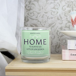 HOME Scented Personalised Jar Candle