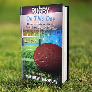 Rugby On This Day Personalised Book